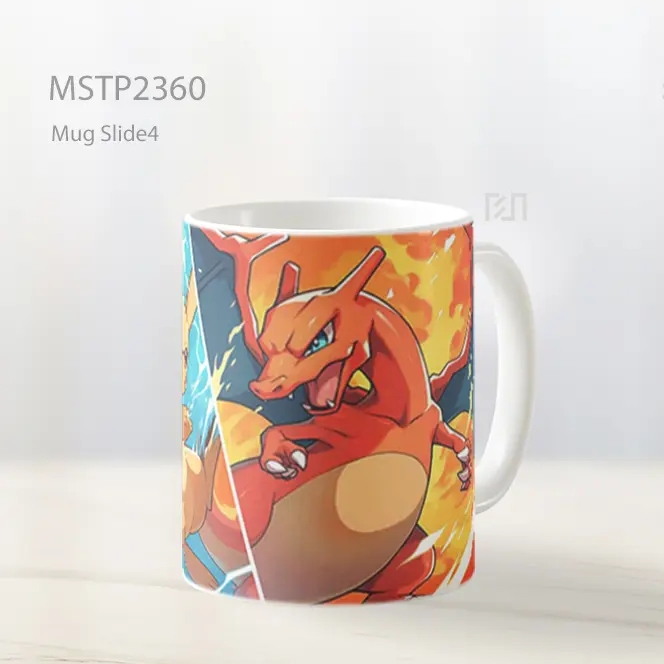 Pikachu And Charizard Pokemon Dual Battle Mug MSTP2360