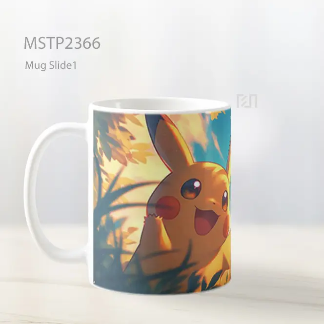 Pikachu Bahagia Sinar Matahari Mug MSTP2366 - All-side / Desain