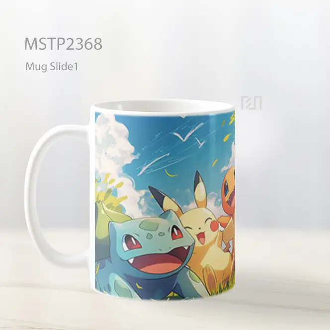Pikachu Bulbasaur Squirtle Charmander Mug MSTP2368 - All-side / Desain