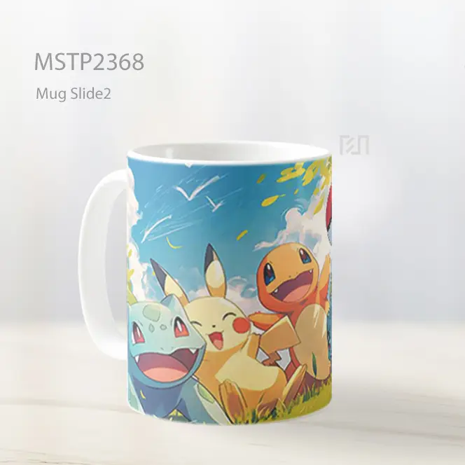 Pikachu Bulbasaur Squirtle Charmander Mug MSTP2368 - All-side / Desain