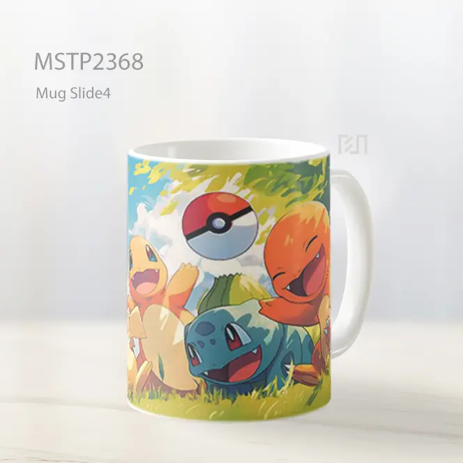 Pikachu Bulbasaur Squirtle Charmander Mug MSTP2368