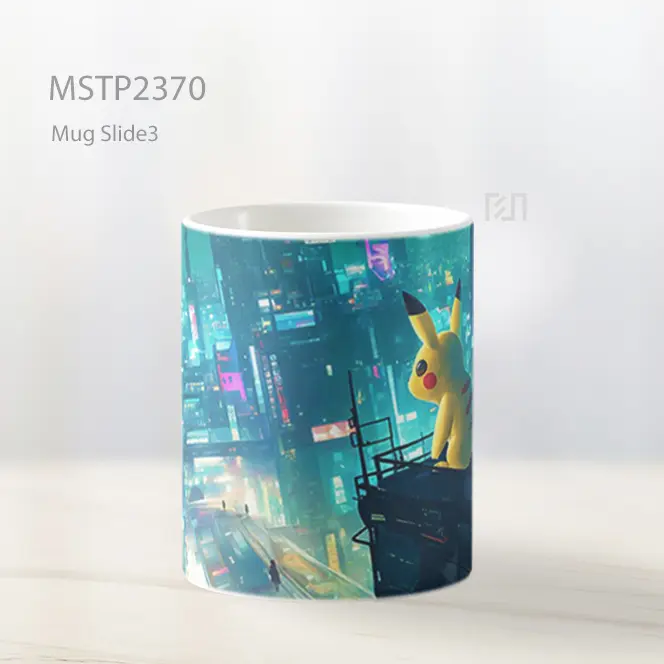 Pikachu Cyberpunk Pokemon Mug MSTP2370 - All-side / Desain