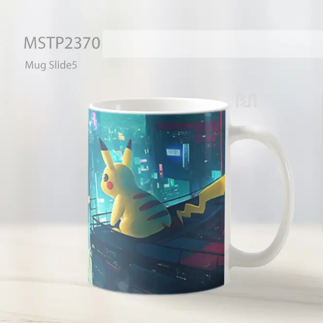 Pikachu Cyberpunk Pokemon Mug MSTP2370 - All-side / Desain