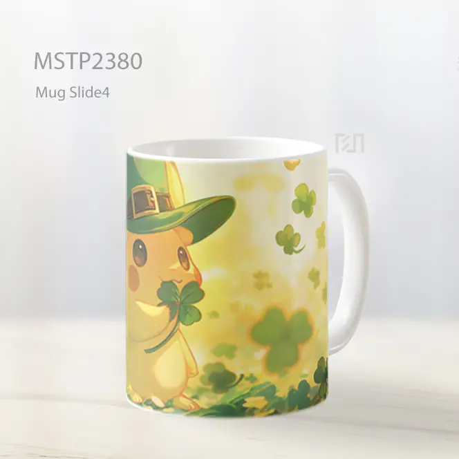 Pikachu Hutan Semanggi St Patricks Day Mug MSTP2380