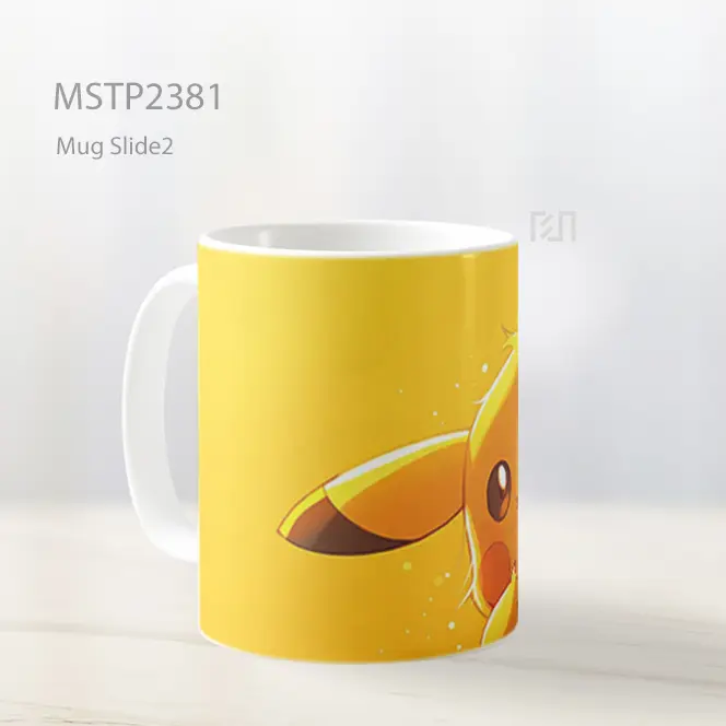 Pikachu Imut Kuning Mug MSTP2381 - All-side / Desain