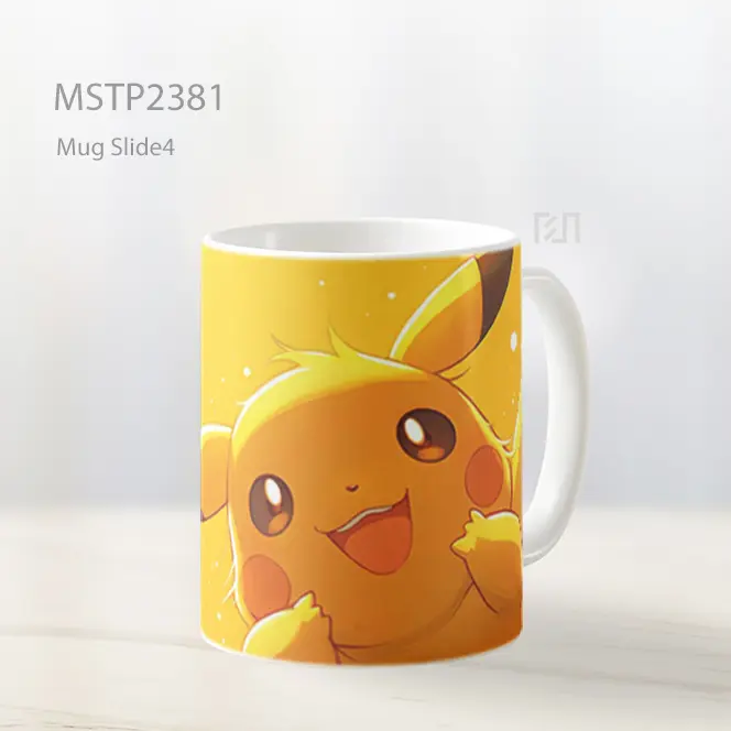 Pikachu Imut Kuning Mug MSTP2381