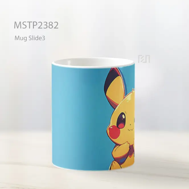 Pikachu Keren Kuning Mug MSTP2382 - All-side / Desain