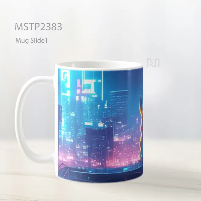 Pikachu Kota Cyberpunk Mug MSTP2383 - All-side / Desain