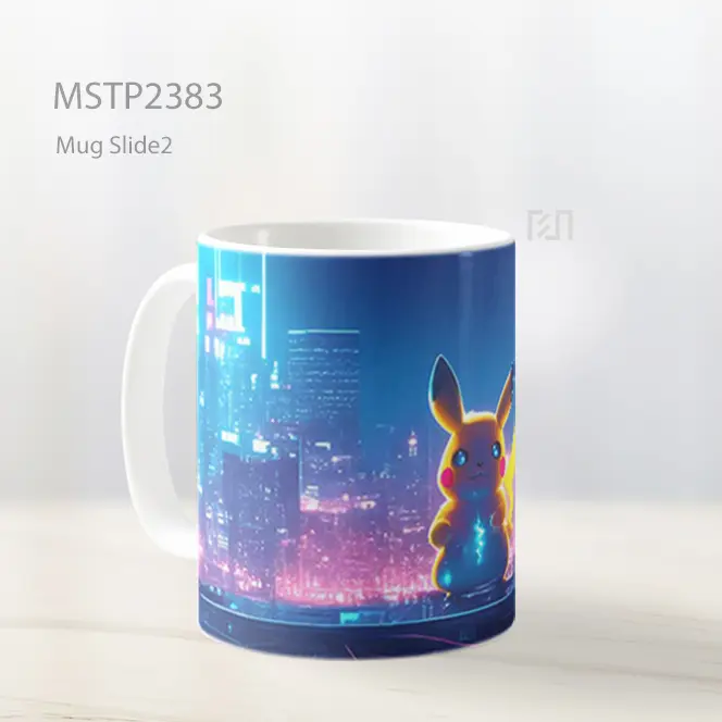 Pikachu Kota Cyberpunk Mug MSTP2383 - All-side / Desain