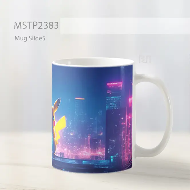 Pikachu Kota Cyberpunk Mug MSTP2383 - All-side / Desain