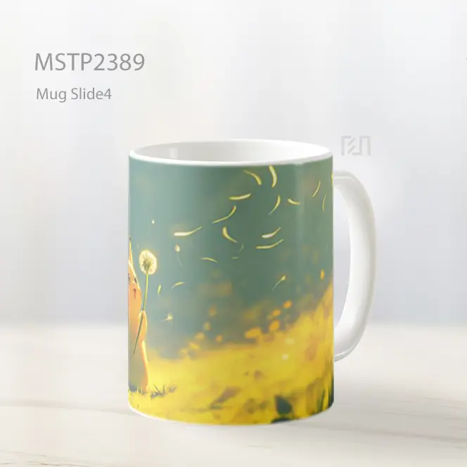 Pikachu Meniup Biji Dandelion Mug MSTP2389