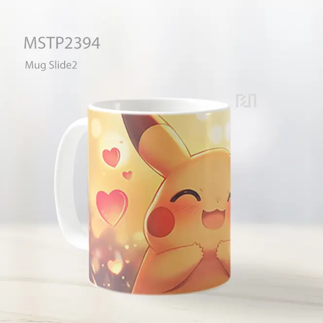 Pikachu Pokemon Mug MSTP2394 - All-side / Desain