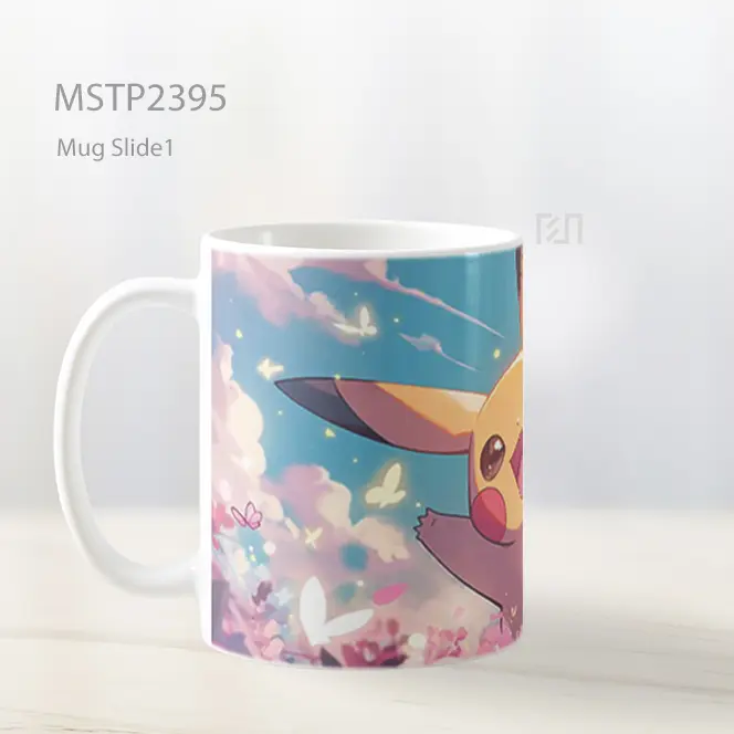 Pikachu Pokemon Mug MSTP2395 - All-side / Desain