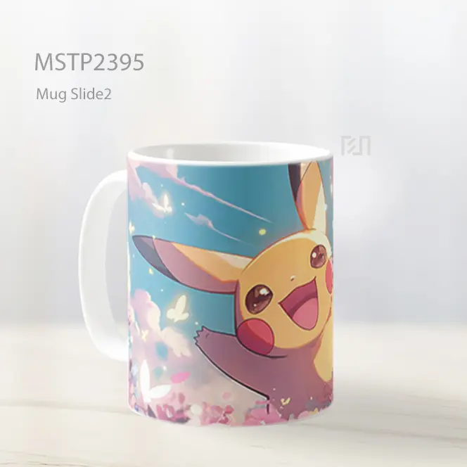 Pikachu Pokemon Mug MSTP2395 - All-side / Desain