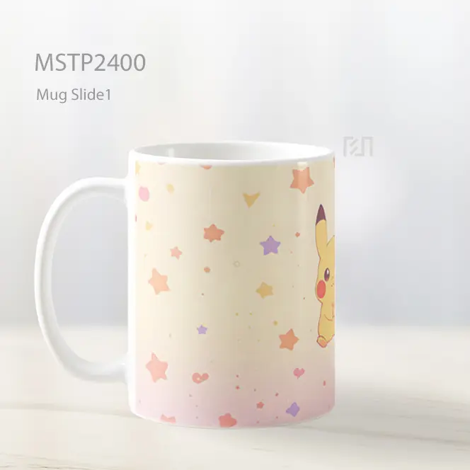 Pikachu Pola Bintang Mug MSTP2400 - All-side / Desain