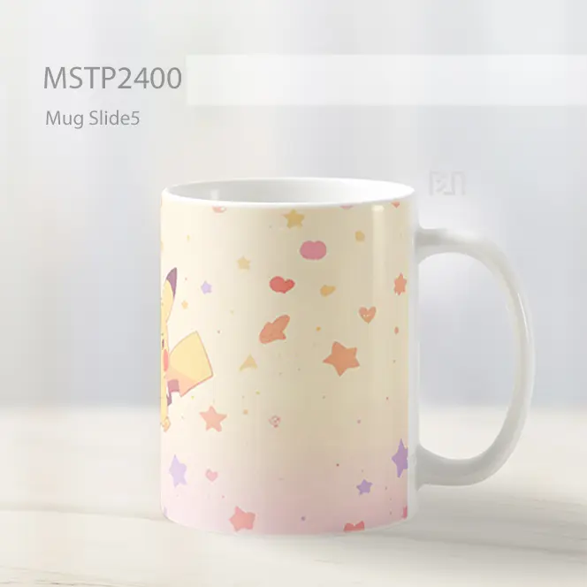 Pikachu Pola Bintang Mug MSTP2400 - All-side / Desain