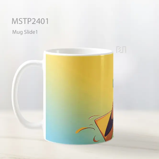 Pikachu Senyum Perjalanan Mug MSTP2401 - All-side / Desain
