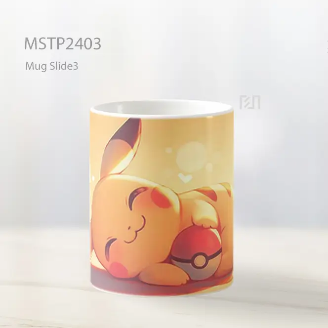 Pikachu Tikus Listrik Ceria Mug MSTP2403 - All-side / Desain