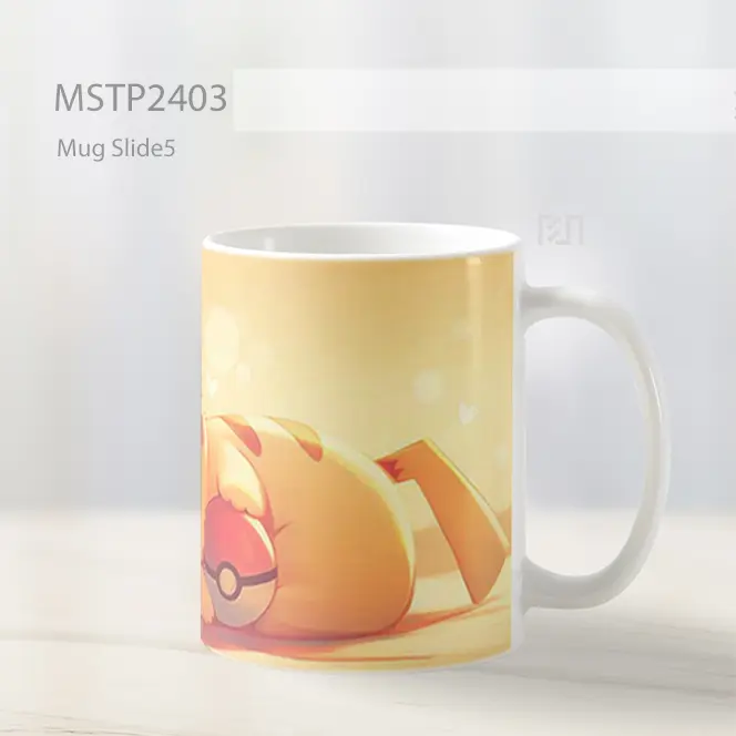Pikachu Tikus Listrik Ceria Mug MSTP2403 - All-side / Desain