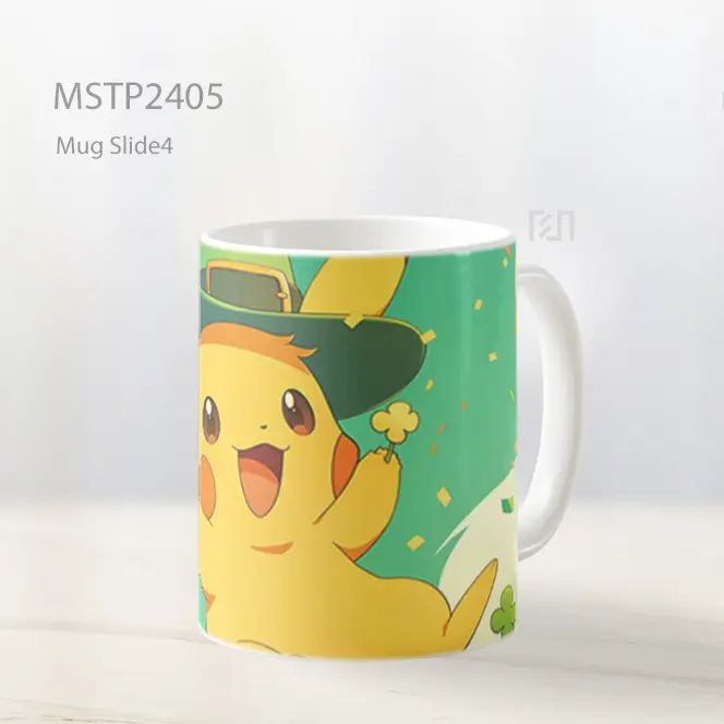 Pikachu Topi Leprechaun St Patricks Day Mug MSTP2405