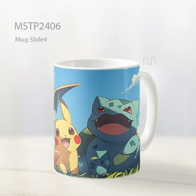 Pikachu%2C Charizard%2C Bulbasaur Trio Kawaii Mug MSTP2406