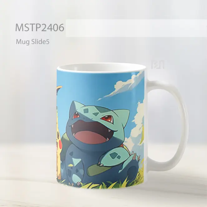 Pikachu%2C Charizard%2C Bulbasaur Trio Kawaii Mug MSTP2406 - All-side / Desain