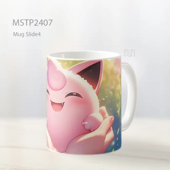 Pink Fluffy Pokemon Mug MSTP2407