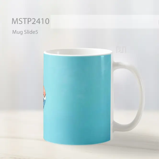 Pokeball Bayangan Biru Minimal Laptop Mug MSTP2410 - All-side / Desain