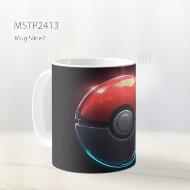 Pokeball Klasik Mug MSTP2413 - All-side / Desain