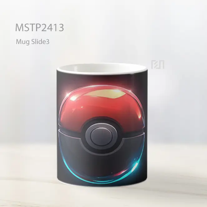 Pokeball Klasik Mug MSTP2413 - All-side / Desain