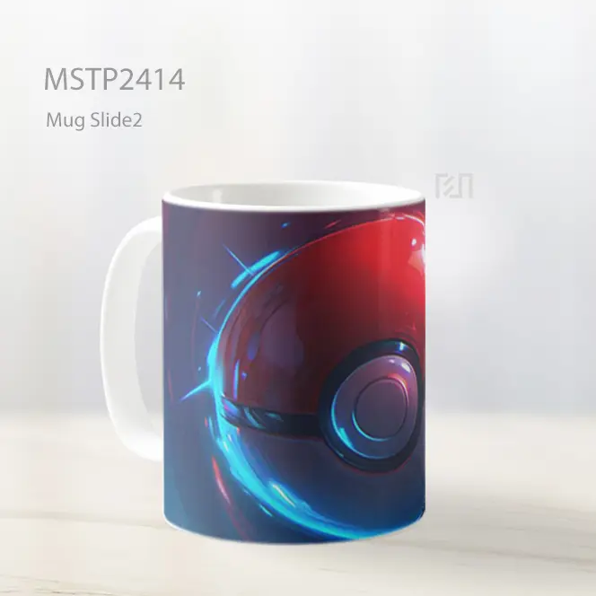 Pokeball Ledakan Energi Mug MSTP2414 - All-side / Desain