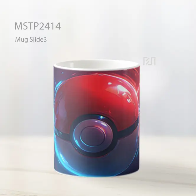 Pokeball Ledakan Energi Mug MSTP2414 - All-side / Desain