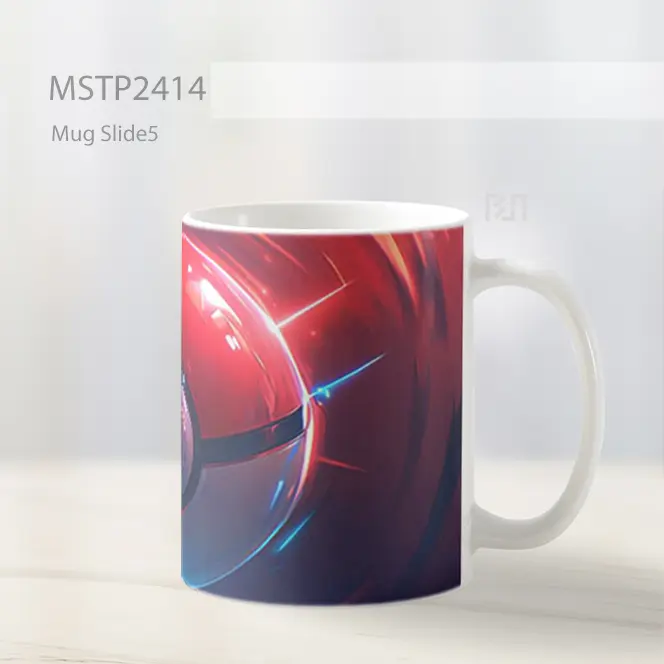 Pokeball Ledakan Energi Mug MSTP2414 - All-side / Desain