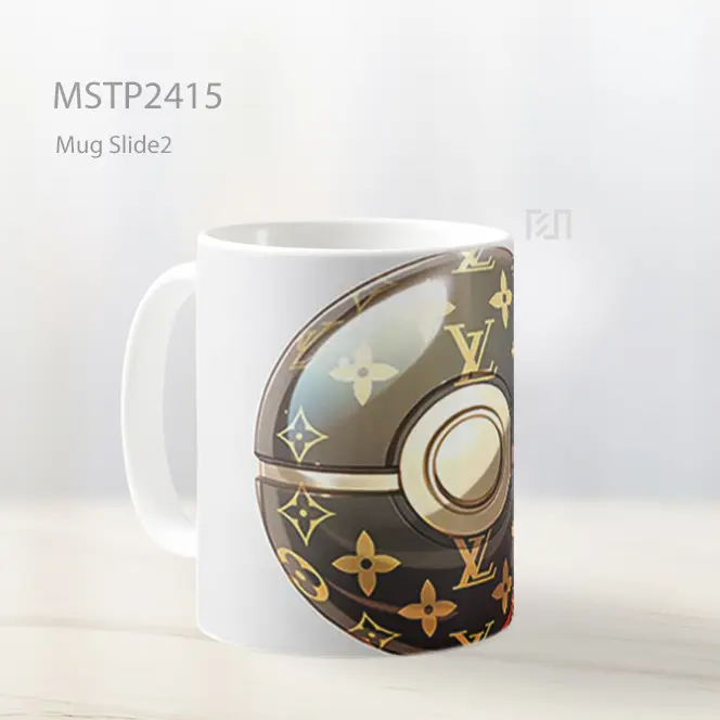 Pokeball Louis Vuitton Mewah Mug MSTP2415 - All-side / Desain