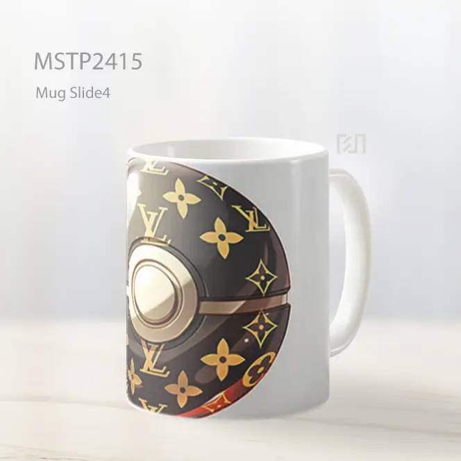 Pokeball Louis Vuitton Mewah Mug MSTP2415