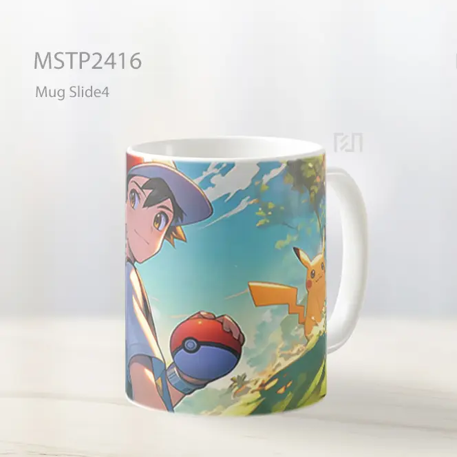 Pokemon Ash And Pikachu Hutan Mug MSTP2416