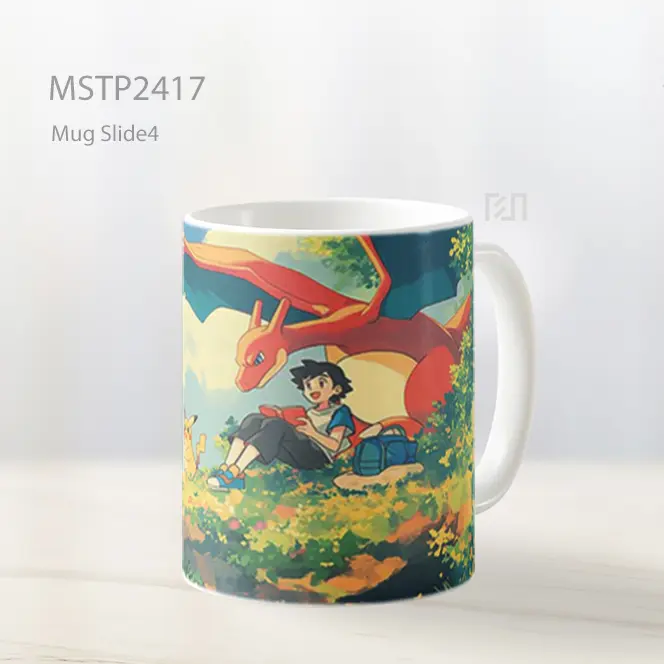 Pokemon Ash Ketchum And Charizard Bond Mug MSTP2417