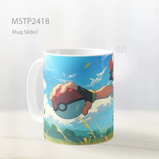 Pokemon Ash Ketchum Pokeball Mug MSTP2418 - All-side / Desain