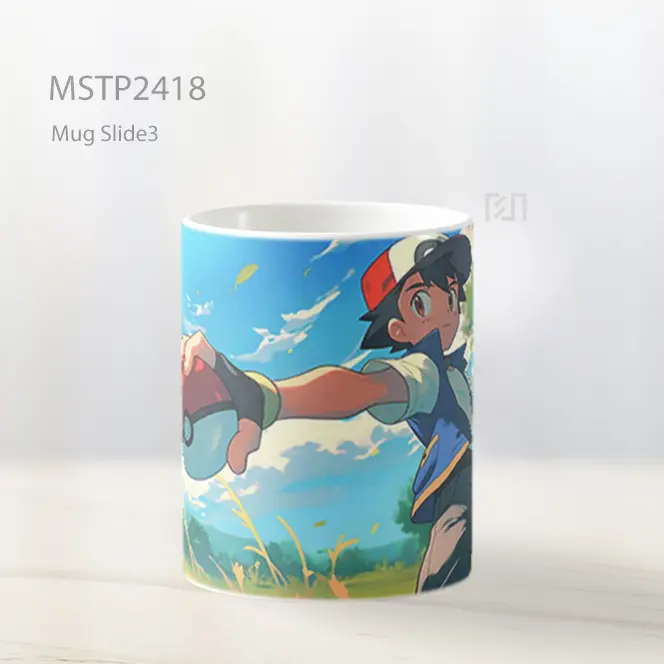 Pokemon Ash Ketchum Pokeball Mug MSTP2418 - All-side / Desain