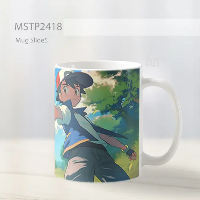 Pokemon Ash Ketchum Pokeball Mug MSTP2418 - All-side / Desain
