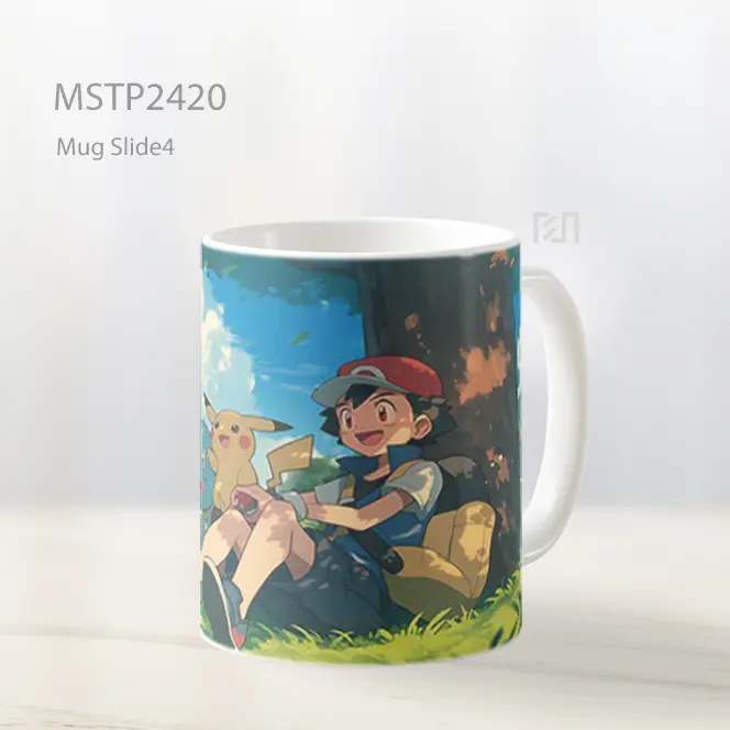 Pokemon Bersama Di Bawah Pohon Mug MSTP2420