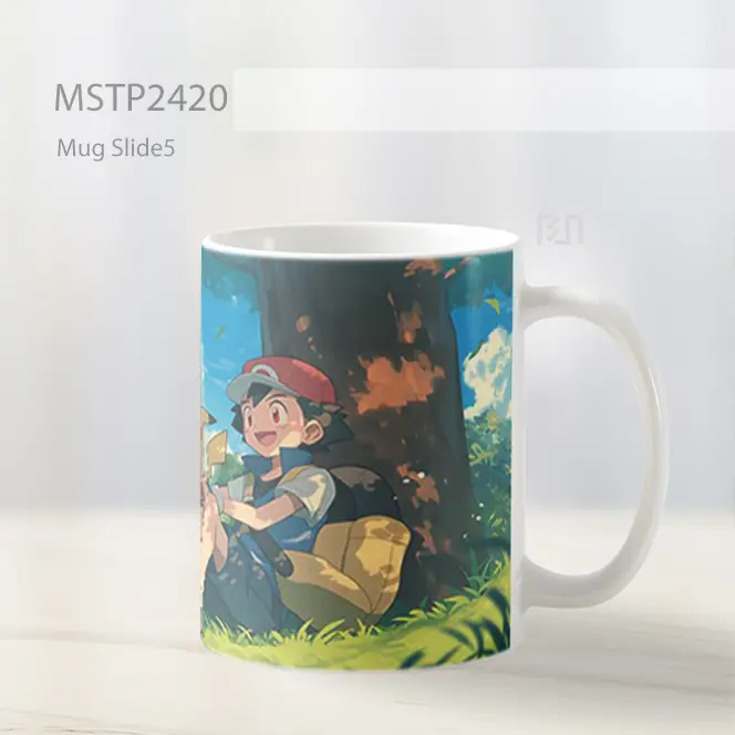 Pokemon Bersama Di Bawah Pohon Mug MSTP2420 - All-side / Desain