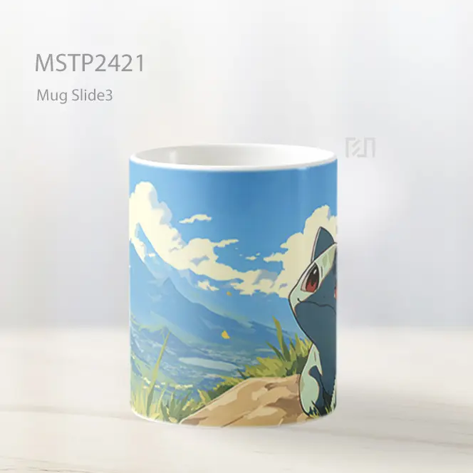 Pokemon Bulbasaur Pemandangan Mug MSTP2421 - All-side / Desain