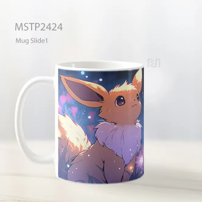 Pokemon Eevee Aesthetic Malam Mug MSTP2424 - All-side / Desain