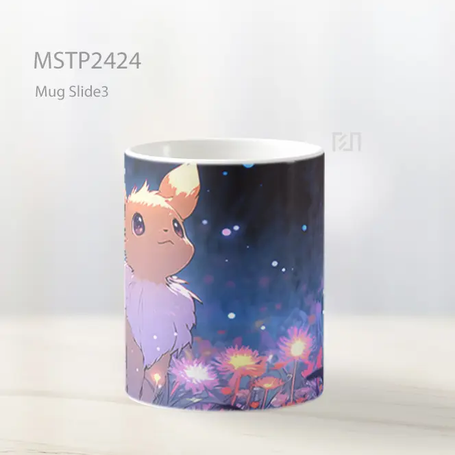 Pokemon Eevee Aesthetic Malam Mug MSTP2424 - All-side / Desain
