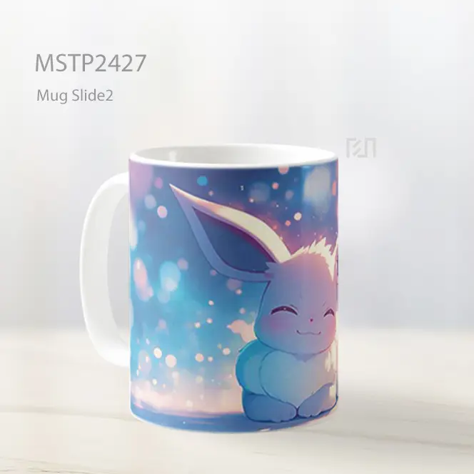 Pokemon Eevee Kawaii Bokeh Background Mug MSTP2427 - All-side / Desain