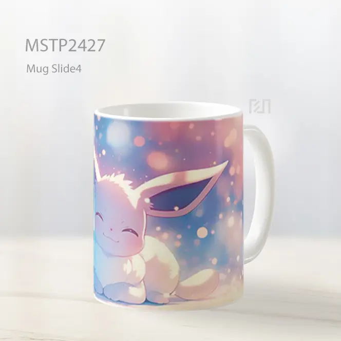 Pokemon Eevee Kawaii Bokeh Background Mug MSTP2427