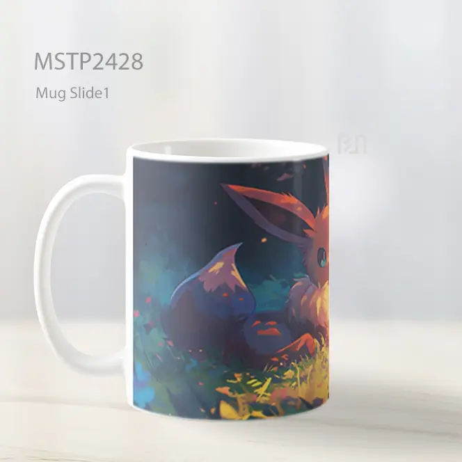 Pokemon Eevee Keren Mug MSTP2428 - All-side / Desain
