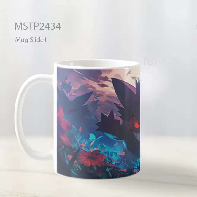 Pokemon Gengar Aesthetic Mug MSTP2434 - All-side / Desain