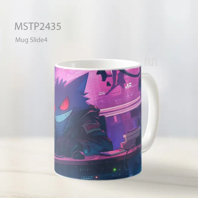 Pokemon Gengar Estetik Cyber Mug MSTP2435